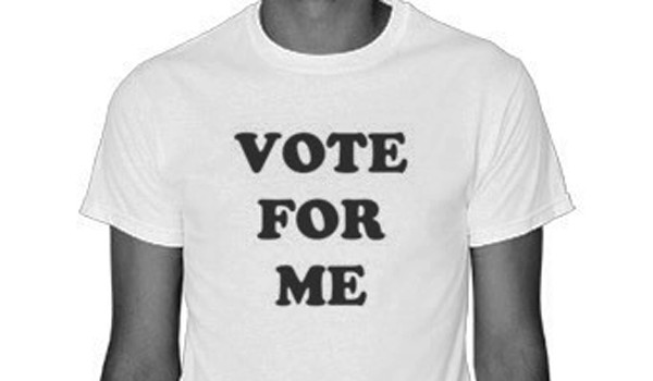 Vote for my jokes, buttons, shirts...