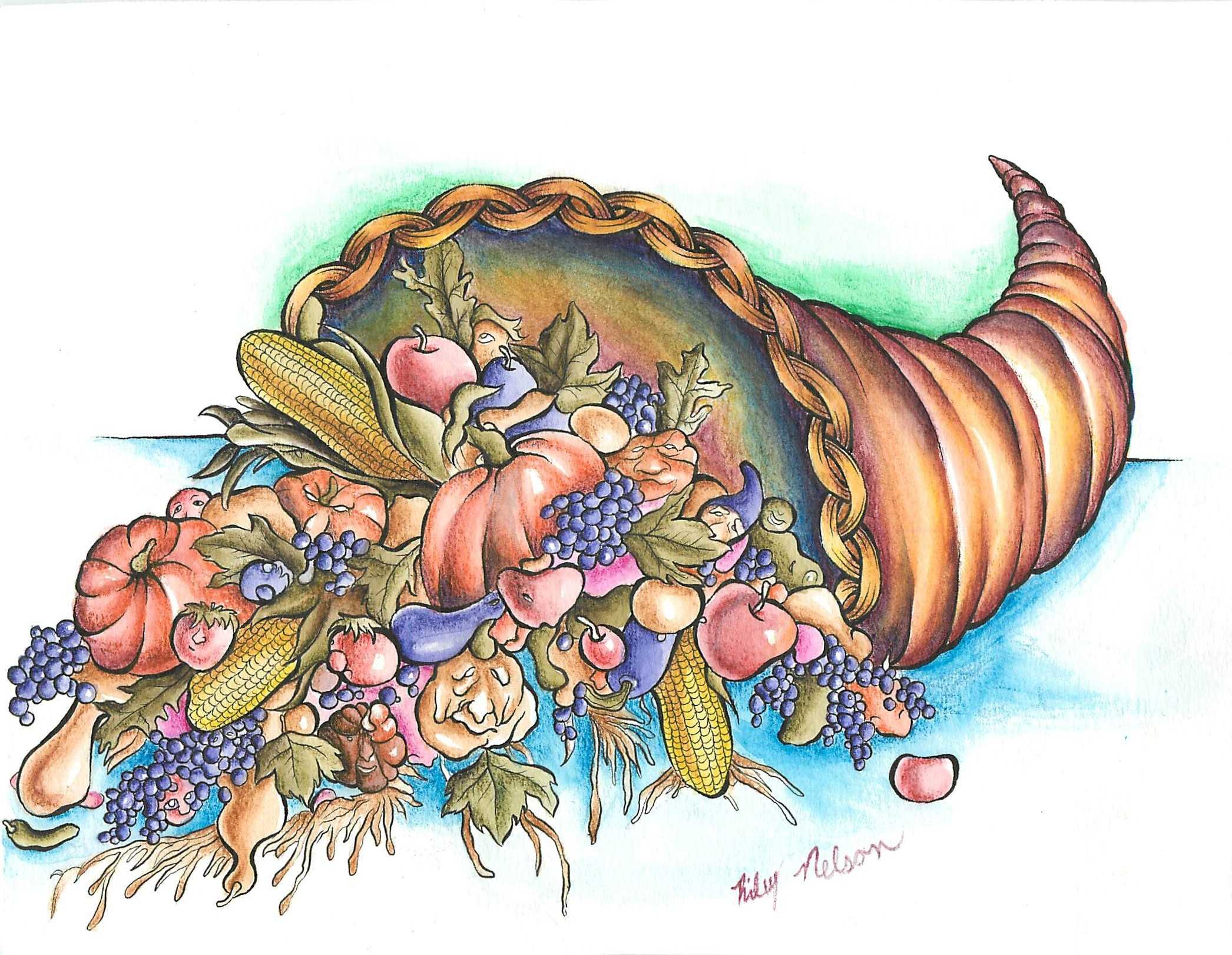 Riley's Thanksgiving Illustration