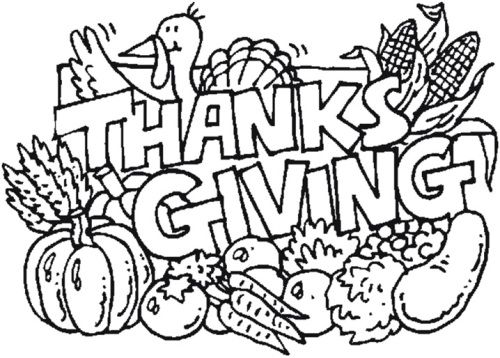 Thanksgiving Coloring Contest