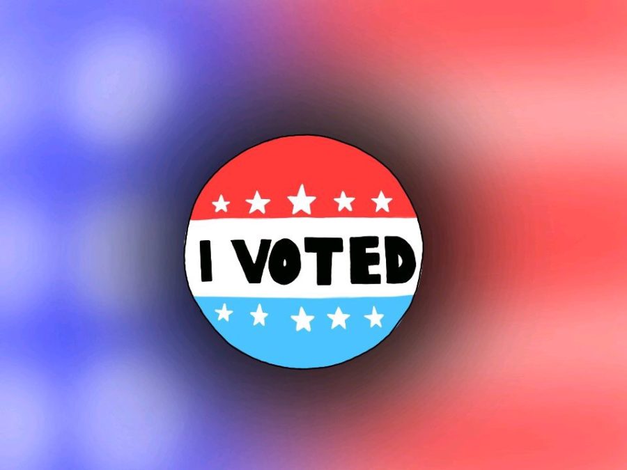 Students who go out to the polls should wear their I Voted sticker with pride. 