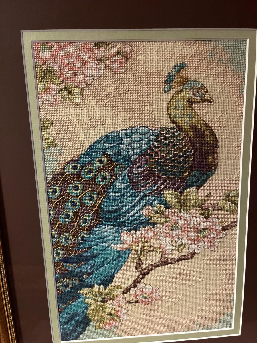 Canvas-work cross-stitch by Amelia Klemme