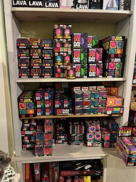 Before- Nee Doh shelf at Something Safari | Photo by Kirstin McCall